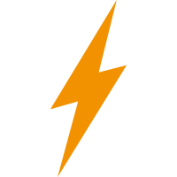 Icono rayo mostrando velocidad de carga y uso